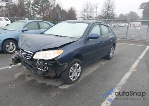 2010 Hyundai Elantra Blue z USA, uszkodzony, nr VIN KMHDU4AD8AU832352